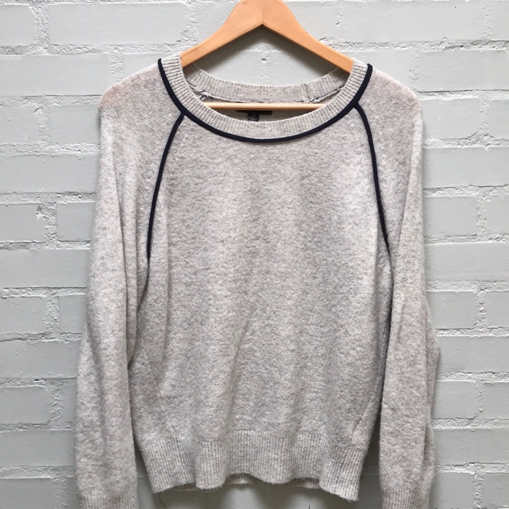 J Crew grey sweater